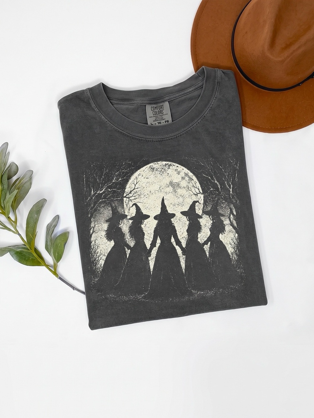 Witch Coven Full Moon Pepper Comfort Colors T-Shirt
